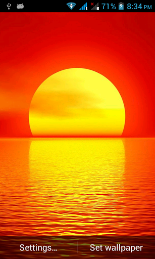 Sunset Live Wallpaper