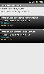 Indian Mutual Funds Tracker Screenshots 0