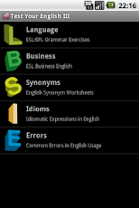 Test Your English III.