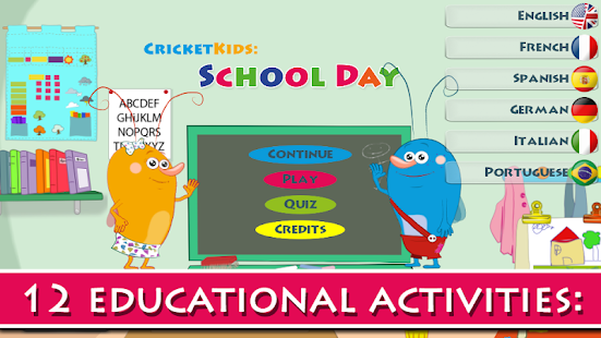 Cricket Kids: School Day(圖1)-速報App