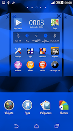 Polygons Blue Xperien Theme poster 8