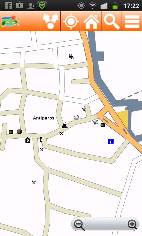 Android application Cyclades, Greece Offline Map screenshort