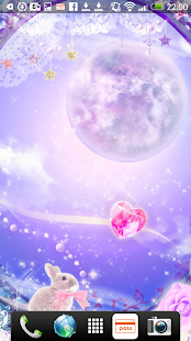 無料个人化Appのうさぎと月 ライブ壁紙|記事Game