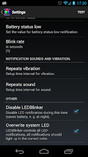 LEDBlinker Notifications - screenshot thumbnail
