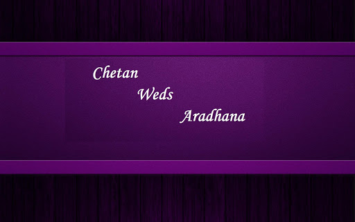 ChetanWedsAaradhana