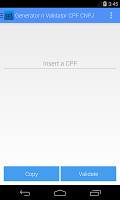 Gerador Validador de CPF CNPJ APK Ekran Görüntüsü Küçük Resim #4