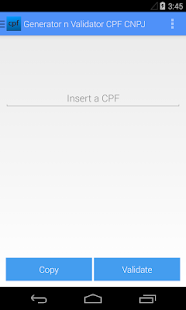 Generator n Validator CPF CNPJ Screenshots 3