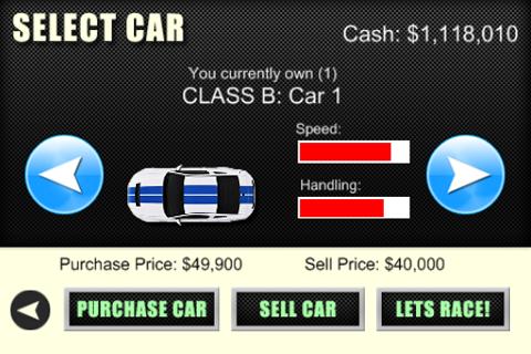 Street Racing Game Screen 2