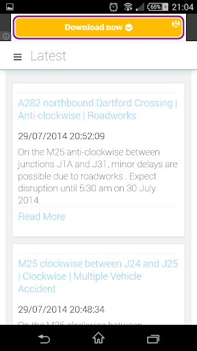 【免費旅遊App】M25 Traffic News-APP點子