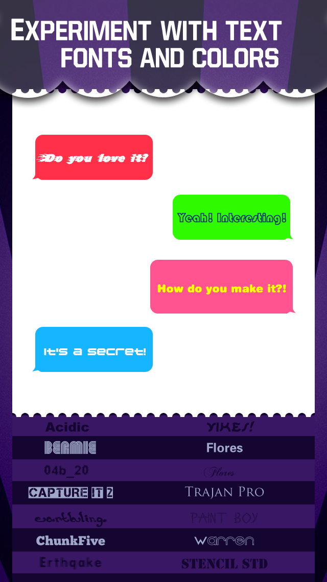 Color Text Messages Screen 3