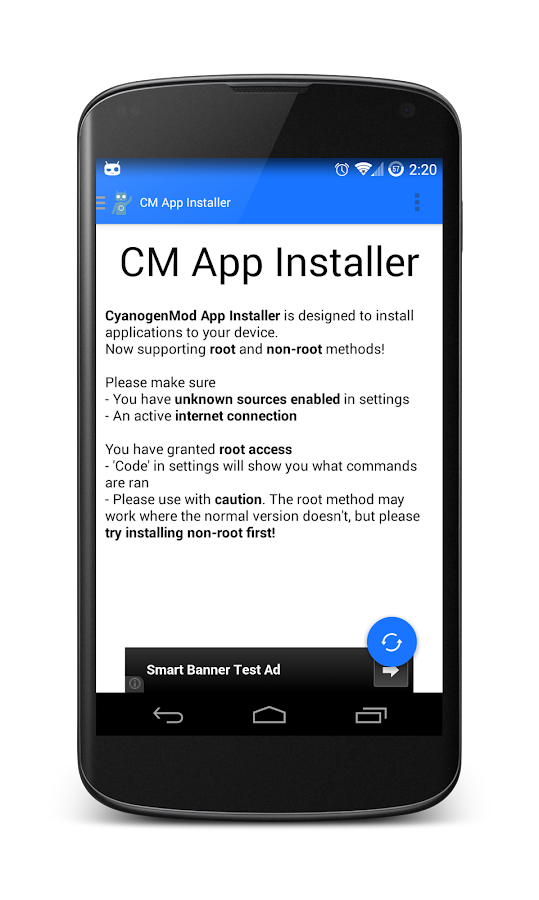 CM App Installer - screenshot