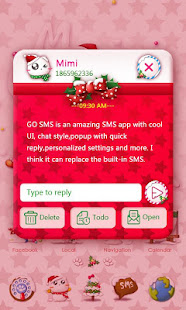 GO SMS CHRISTMAS CAT THEME(圖5)-速報App