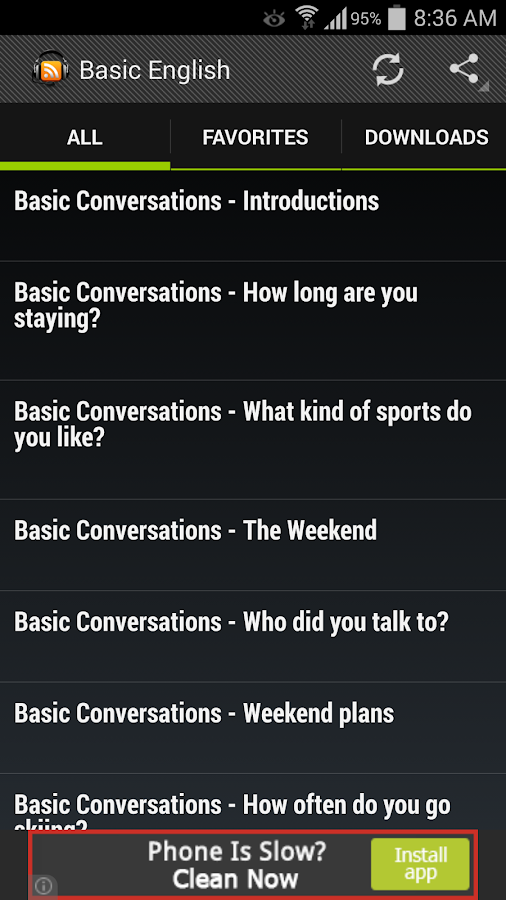 Basic English - screenshot
