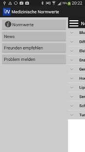 Free Medizinische Normwerte APK for Android