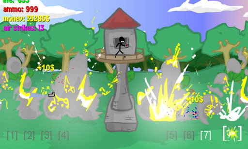 【免費動作App】Stickman Tower Defense-APP點子