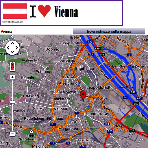 Vienna map