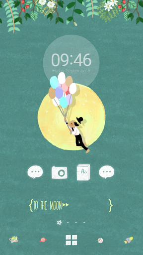 Moon dodol launcher theme