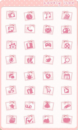 CUKI Theme Lovely Pink Icon