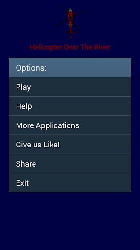 【免費街機App】Helicopter Over The River-APP點子