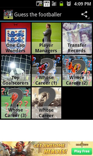 Guess the Footballer Quiz