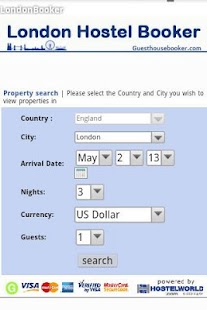 London hostel booking Screenshots 0