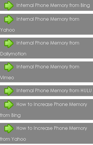 Internal Phone Memory