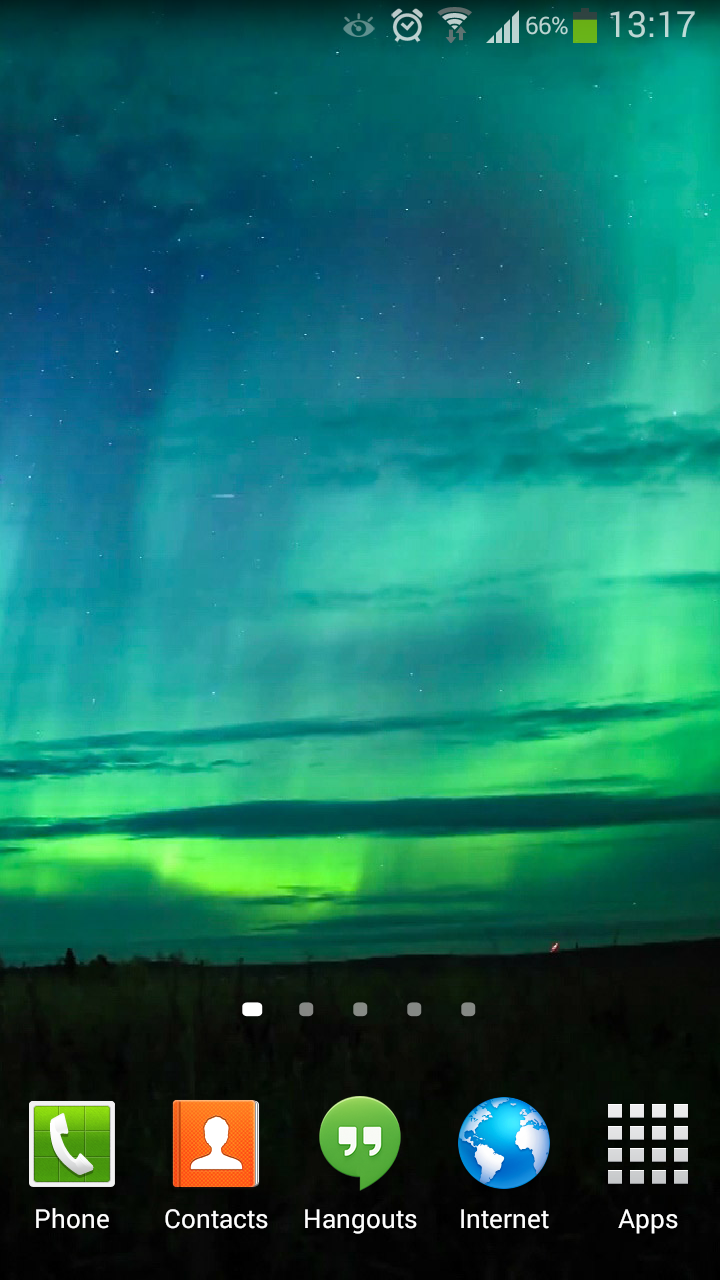 Aurora Borealis Wallpaper HD 3 Screen 2