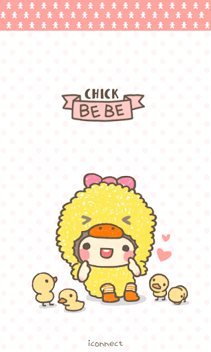 BeBe Chick Go Launcher theme