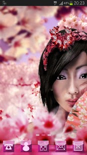 How to install Japan Girl GO Launcher Theme patch 3.6 apk for bluestacks