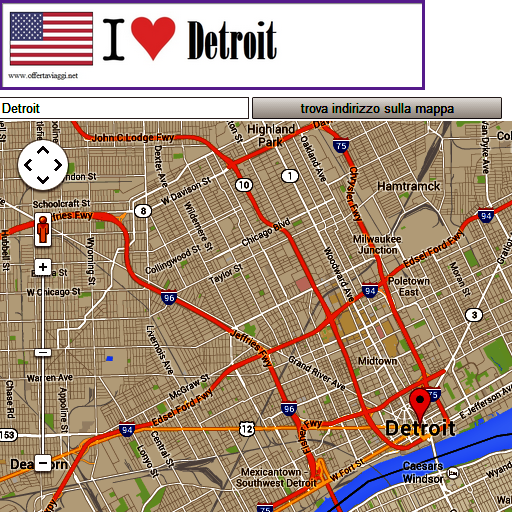 Detroit map