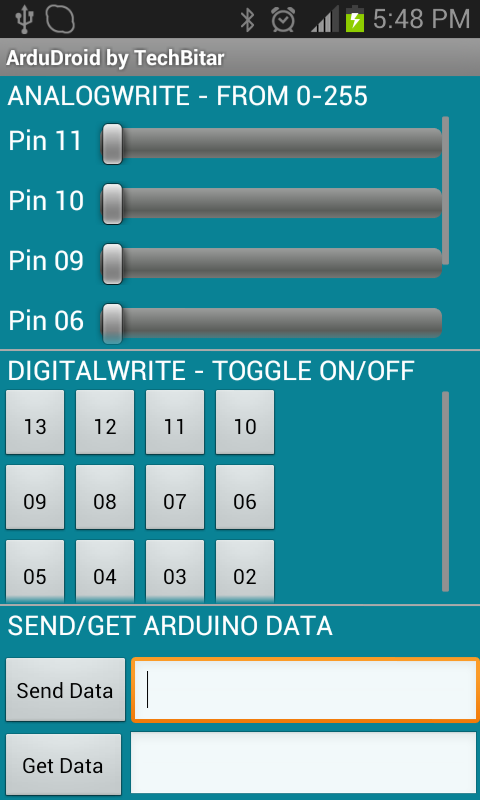 Resultado de imagen de ardudroid
