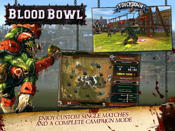 Blood Bowl - pantalla