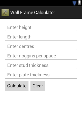 Wall Frame Calc - Carpentry