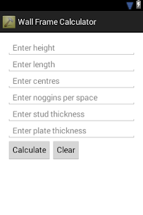 Lastest Wall Frame Calc - Carpentry APK for Android
