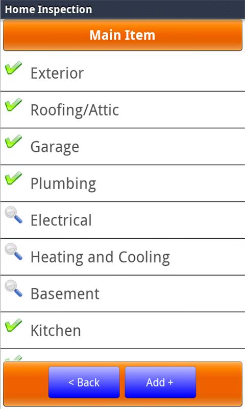Home Inspection (License Key) Screen 3