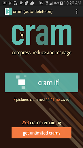 Cram - Reduce Pictures