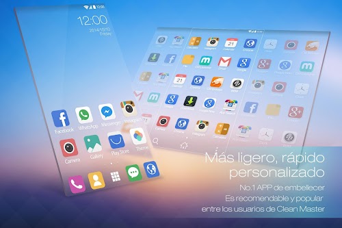 Captura de pantalla de la aplicacion Android Cheetah Launcher