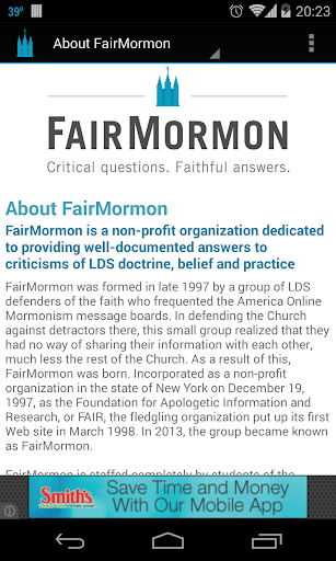 【免費生活App】FairMormon-APP點子