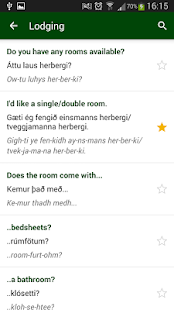 Islandský Phrasebook - náhled