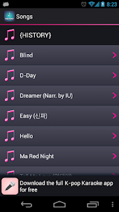 How to get Lyrics for HISTORY 1.9.4.3 apk for android