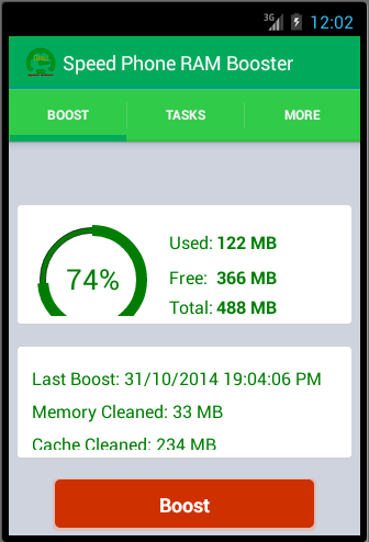 Speed Phone RAM Booster