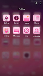 Pinky Rocket GO Launcher Theme poster 6