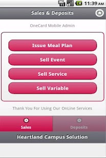 OneCard Mobile Admin Screenshots 2