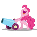 Pinkie's Party Cannon mobile app icon
