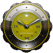 Dragon Clock Widget yellow