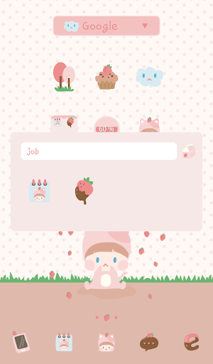 【免費個人化App】딸기고양이 베링 도돌런처 테마-APP點子