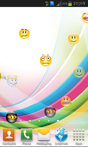 Emoji Fun Touch Live wallpaper