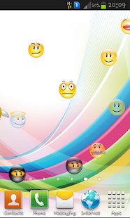 Emoji Fun Touch Live wallpaper Screenshots 0