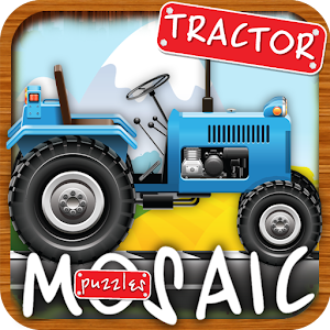 Animated Puzzles tractor farm for PC and MAC