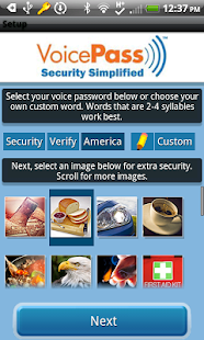 Android application Password Manager screenshot